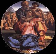 unknow artist The Sacred Family with the young one San Juan the Baptist one oil painting